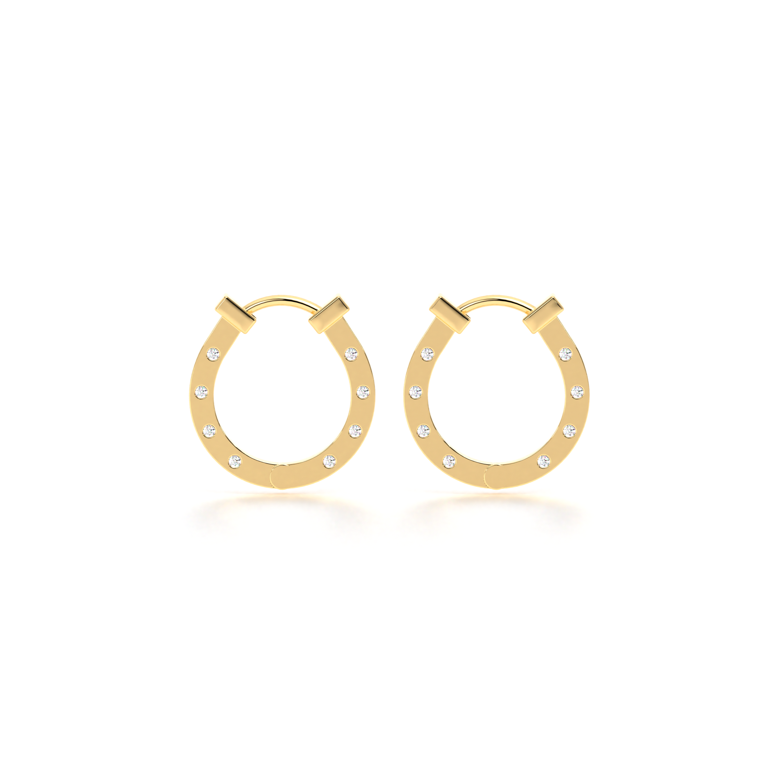 Fer a Cheval© Jaune Earrings - Danill Jewels