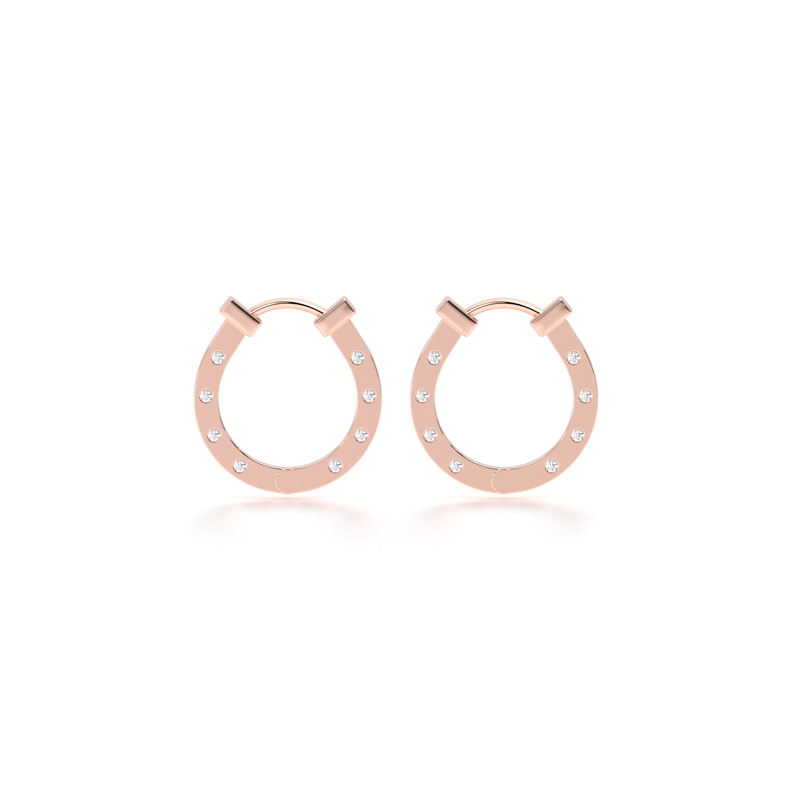 Fer a Cheval© Rose Earrings - Danill Jewels