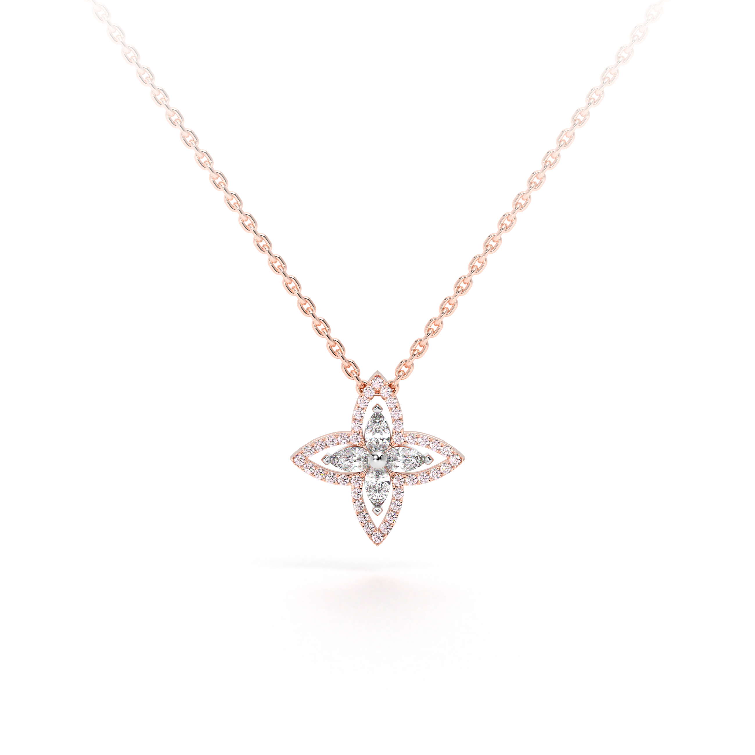 Du Fleur© Rose Necklace - Danill Jewels