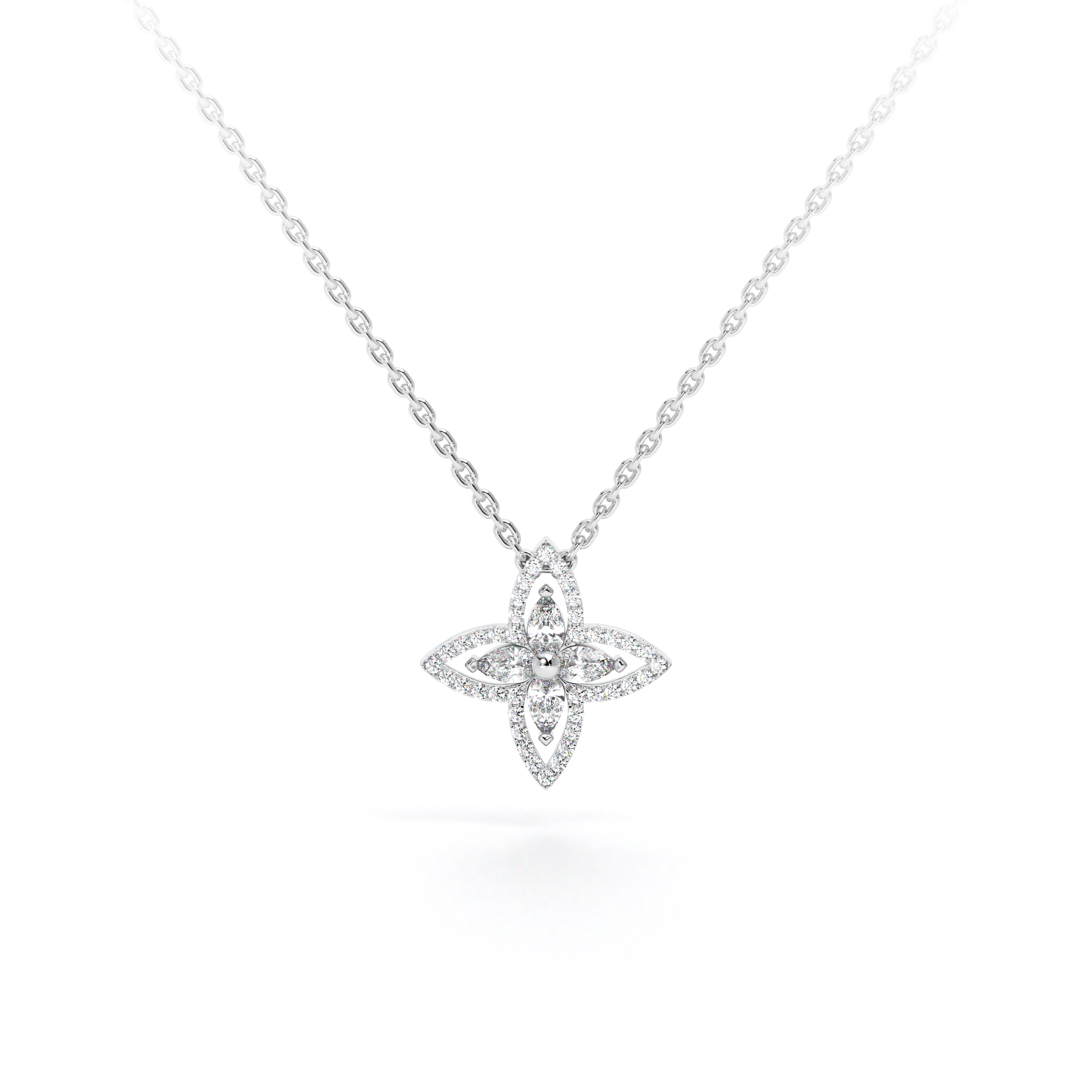 Du Fleur© Blanc Necklace - Danill Jewels