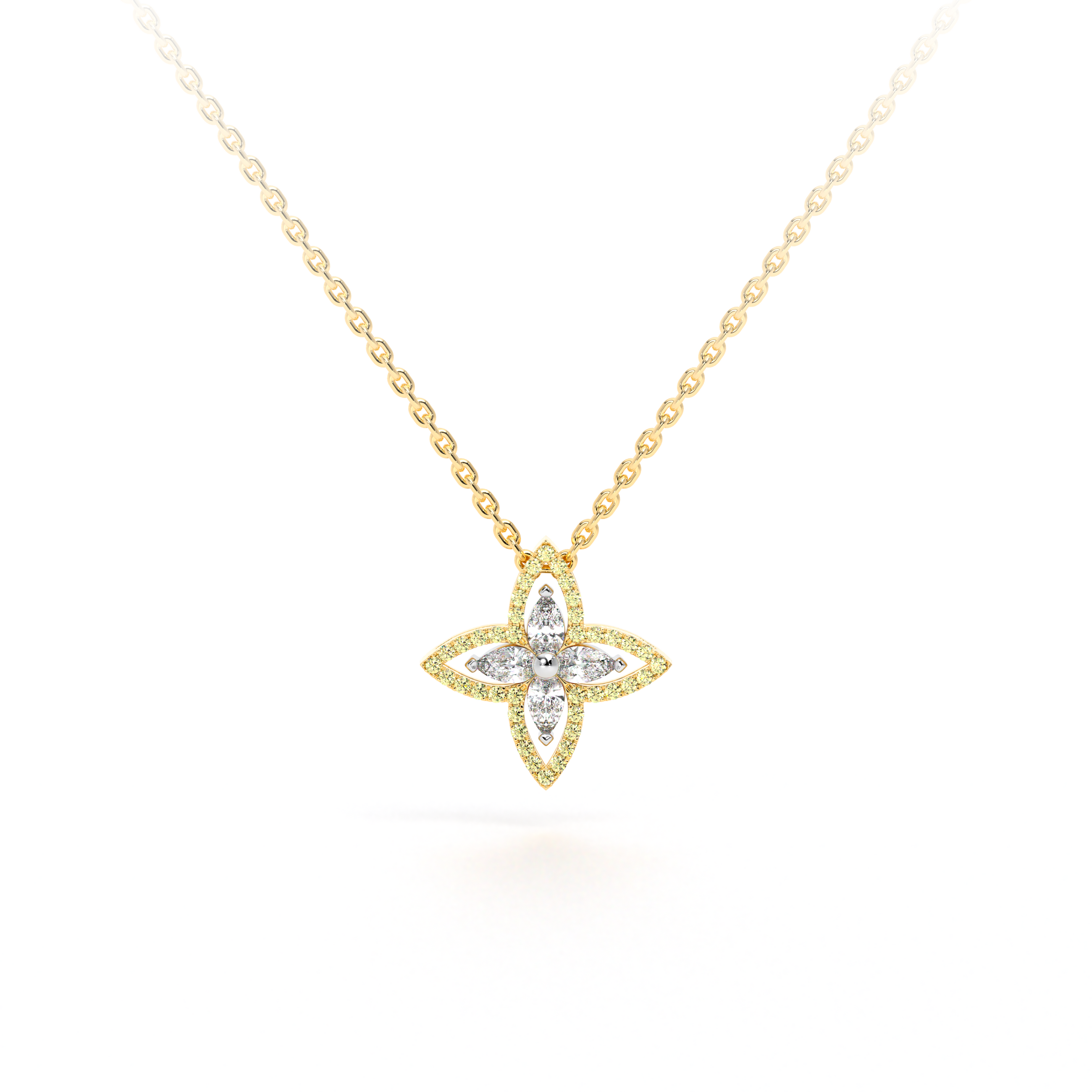 Du Fleur© Jaune Necklace - Danill Jewels