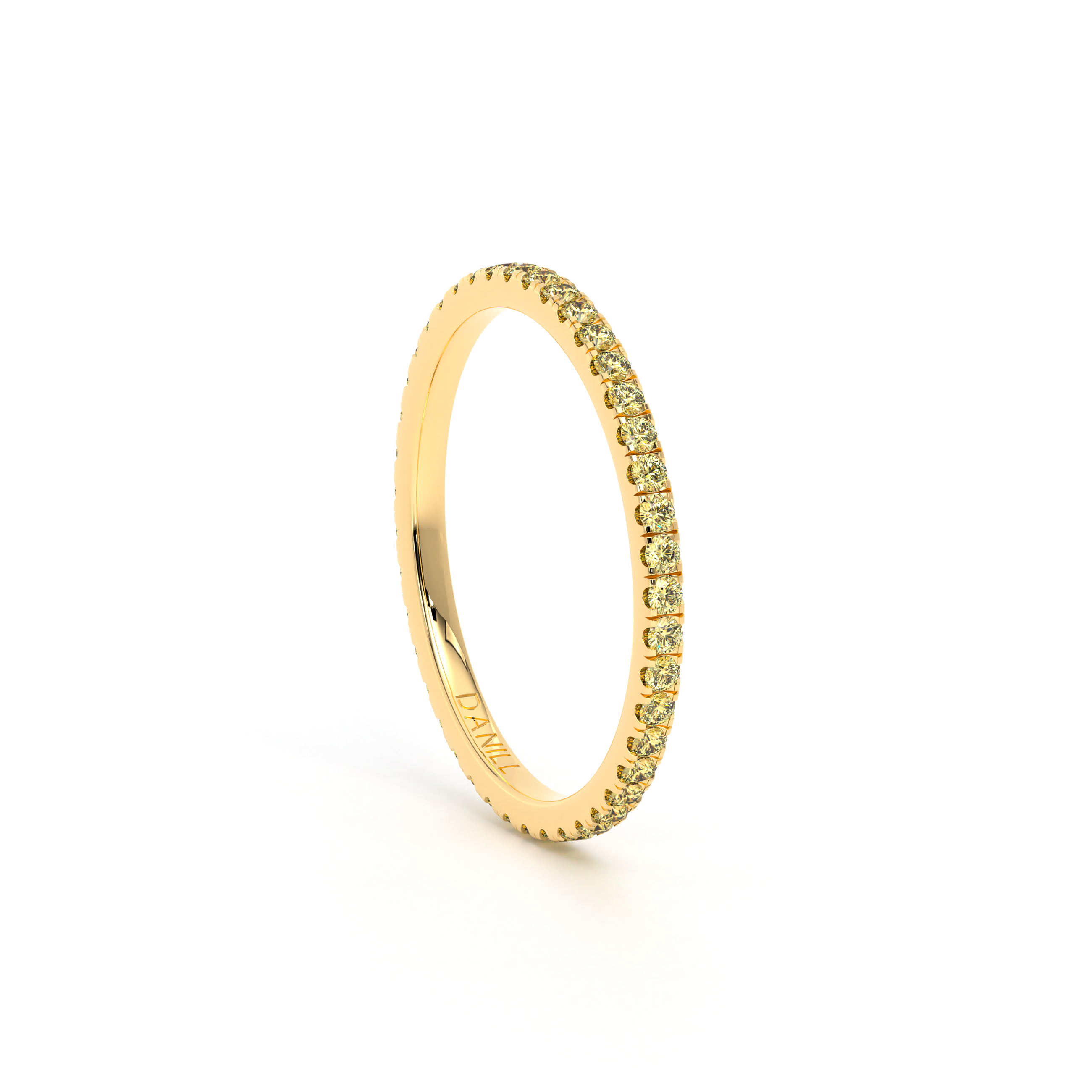 Yellow Diamonds Eternity Ring - Danill Jewels