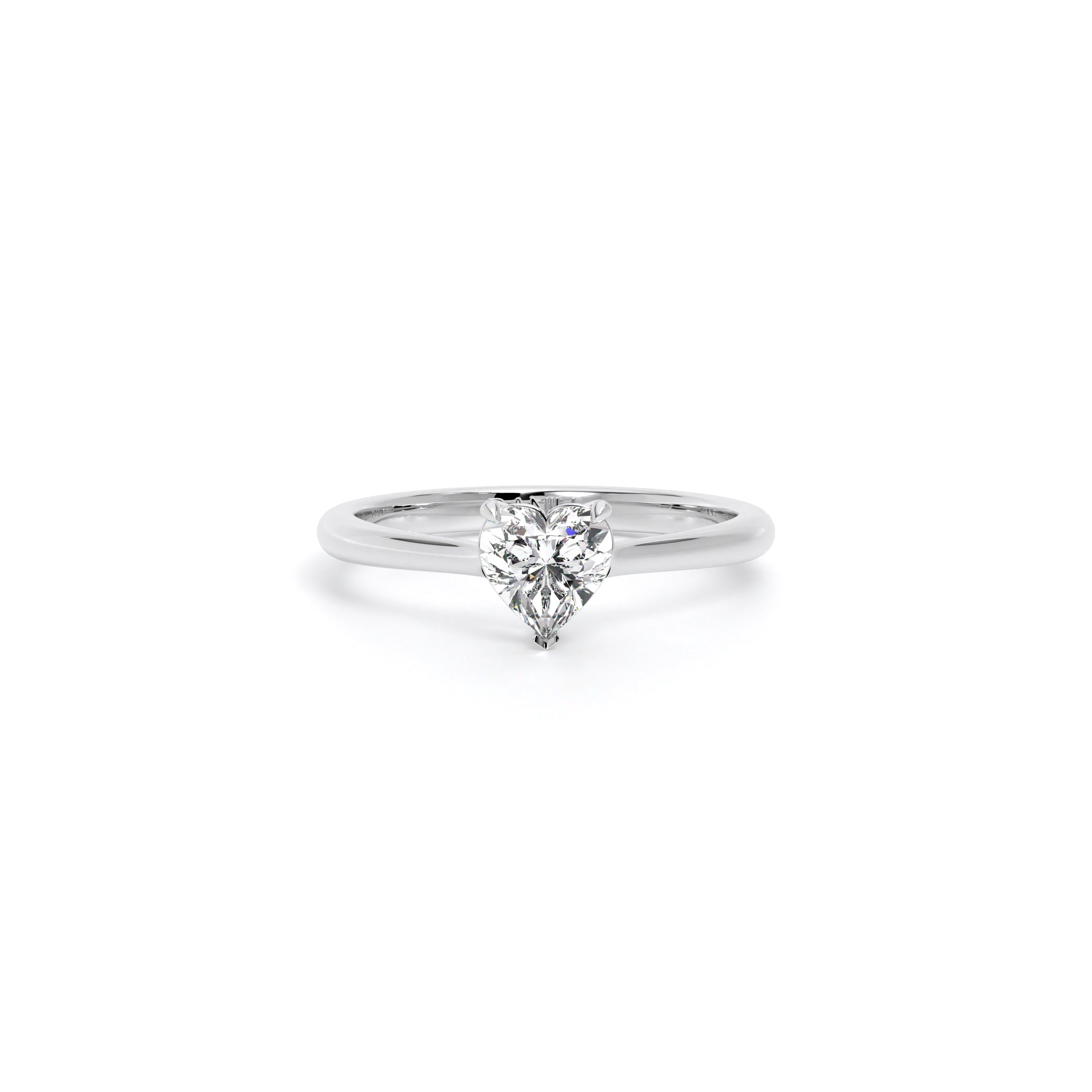 Heart Diamond Engagement Ring White - Danill Jewels