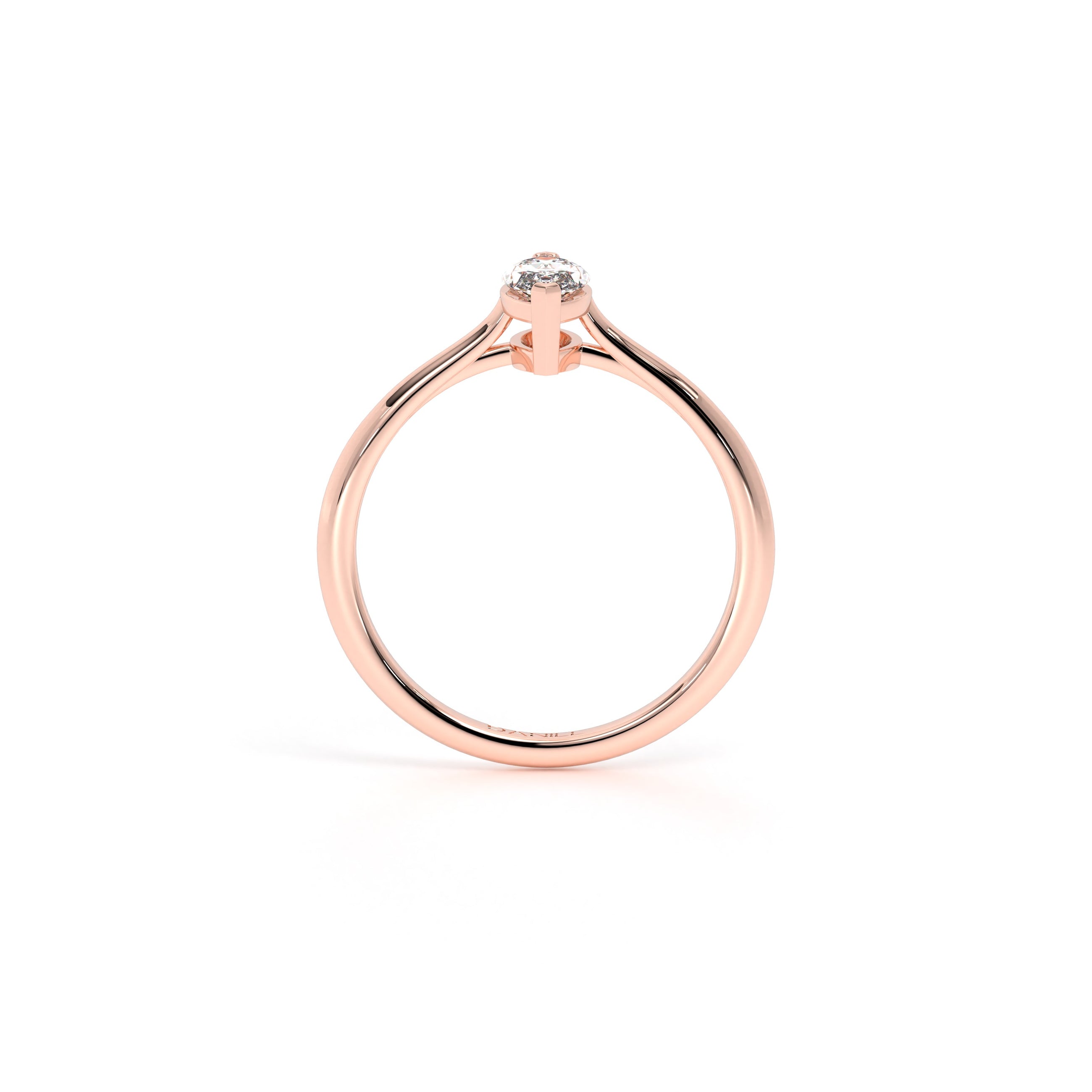 Marquis Diamond Engagement Ring Rose - Danill Jewels