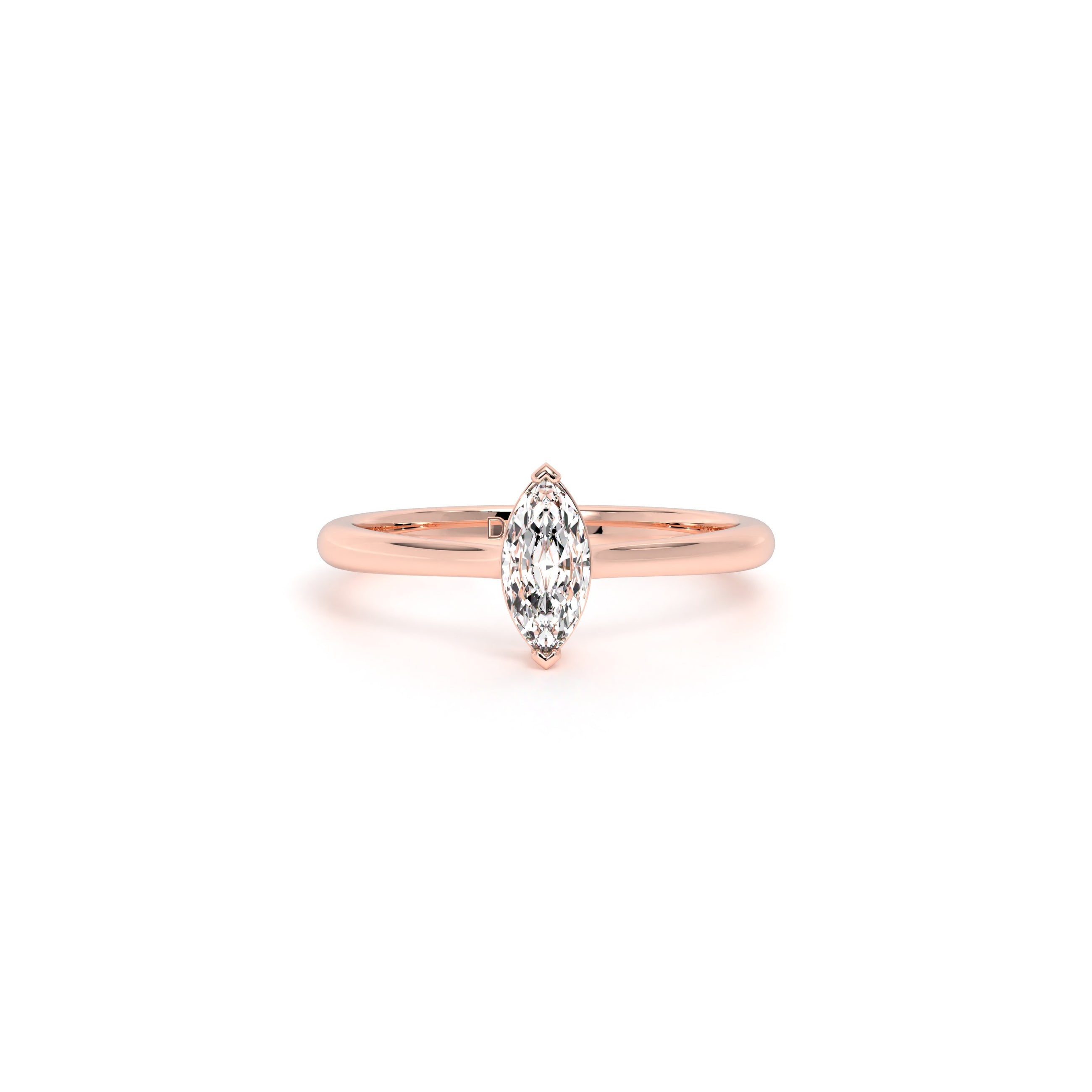 Marquis Diamond Engagement Ring Rose - Danill Jewels