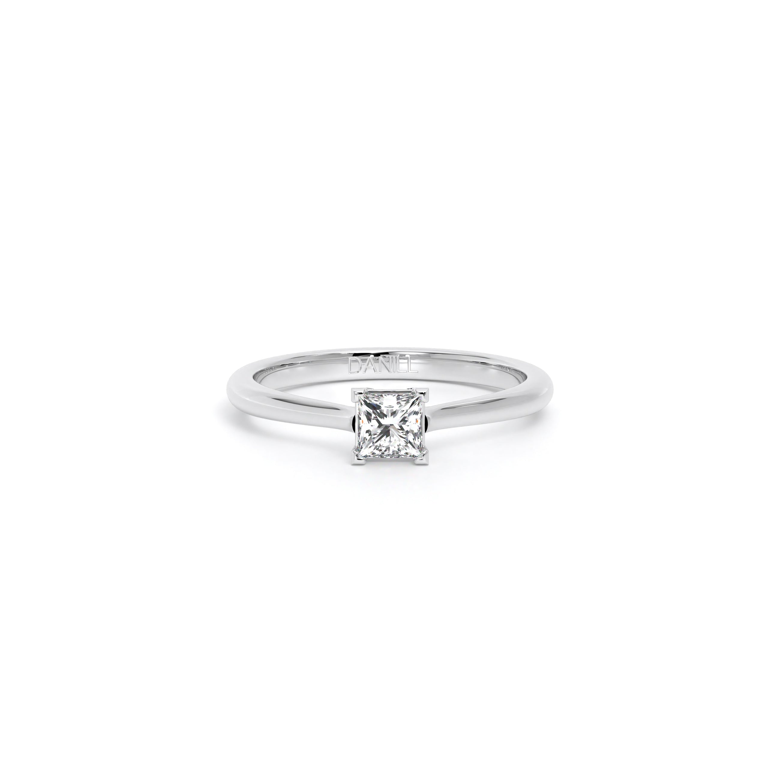 Princess Diamond Engagement Ring White - Danill Jewels
