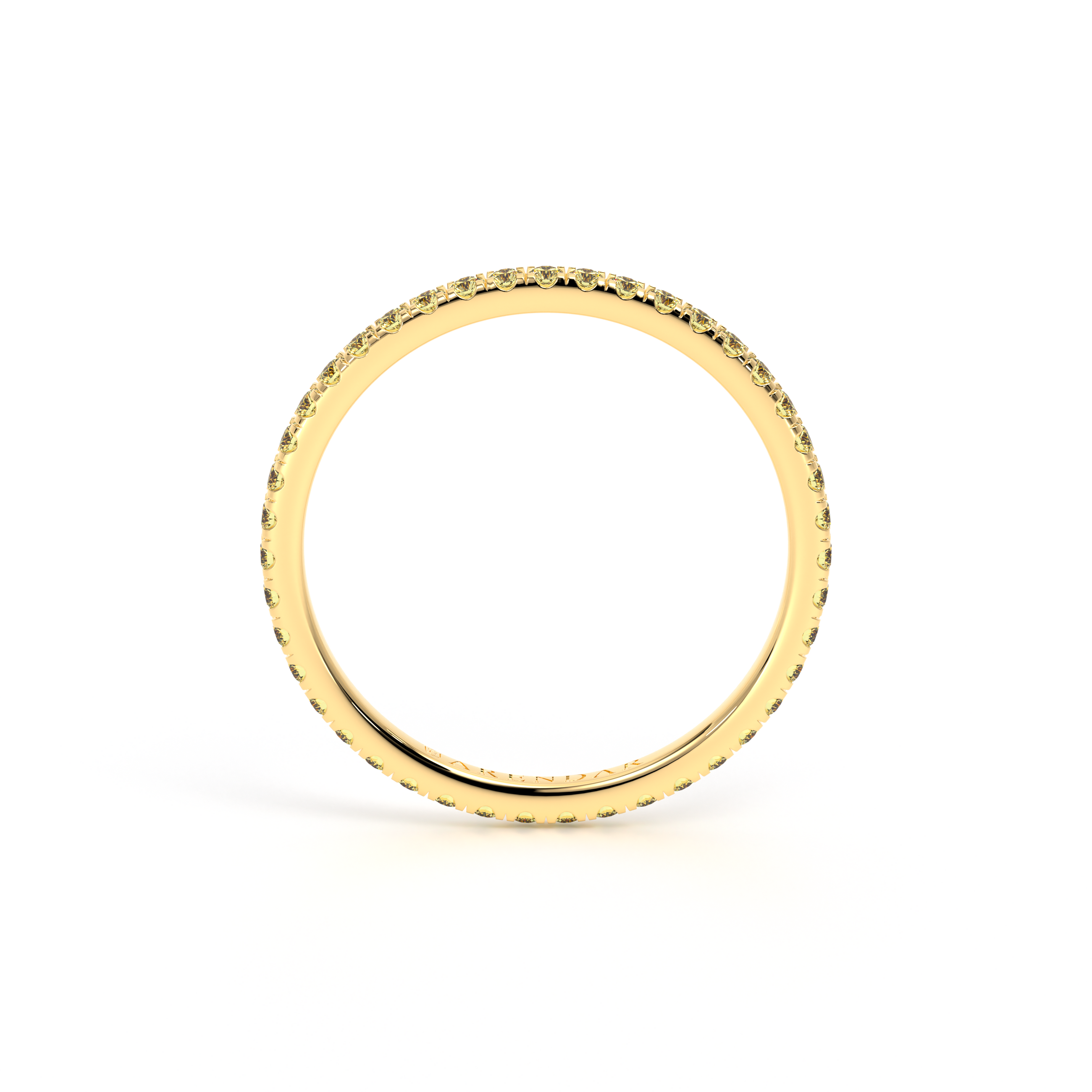Yellow Diamonds Eternity Ring - Danill Jewels