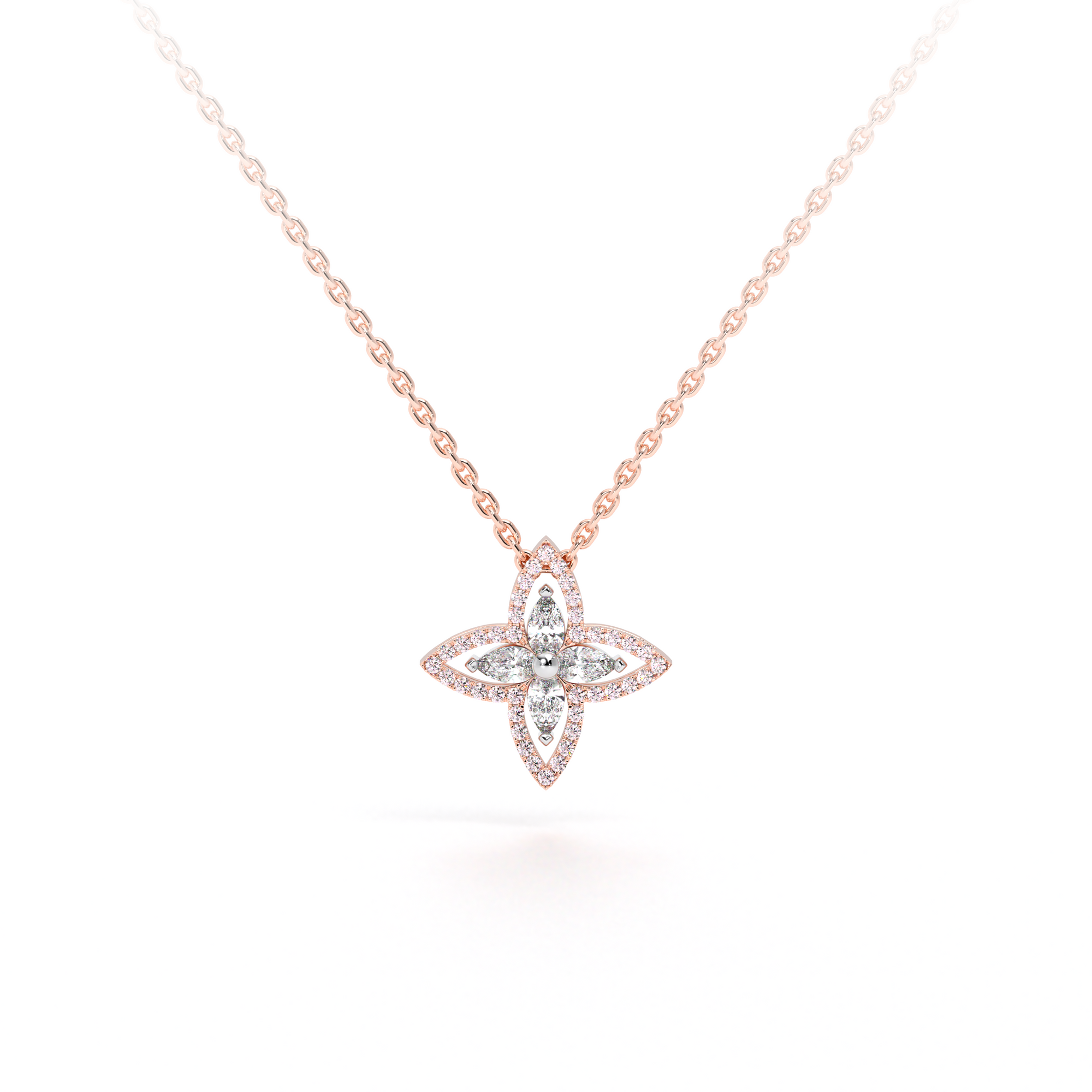 Du Fleur© Rose Necklace - Danill Jewels