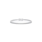 Round Diamond Tennis Bracelet White - Danill Jewels