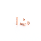 Mini Pink Diamonds Earrings - Danill Jewels
