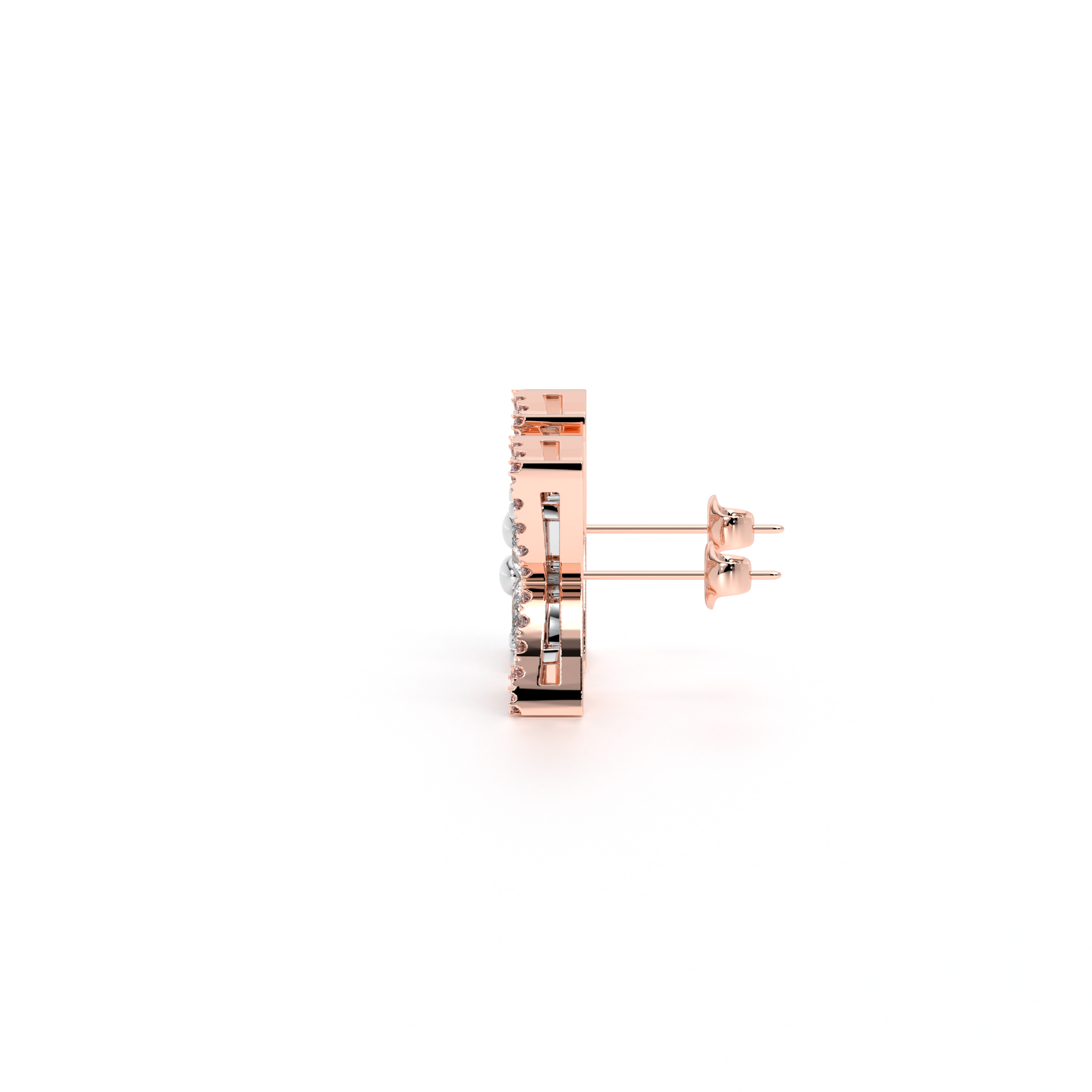 Du Fleur© Rose Earrings - Danill Jewels