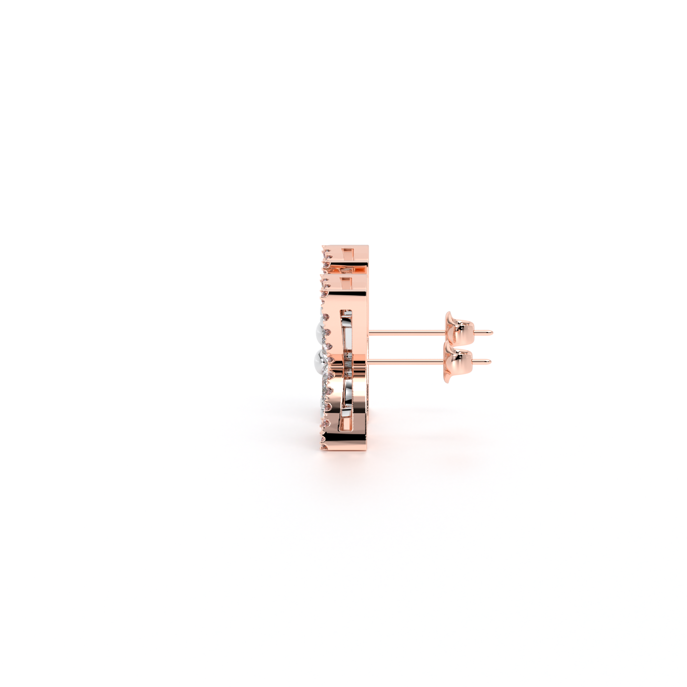 Du Fleur© Rose Earrings - Danill Jewels