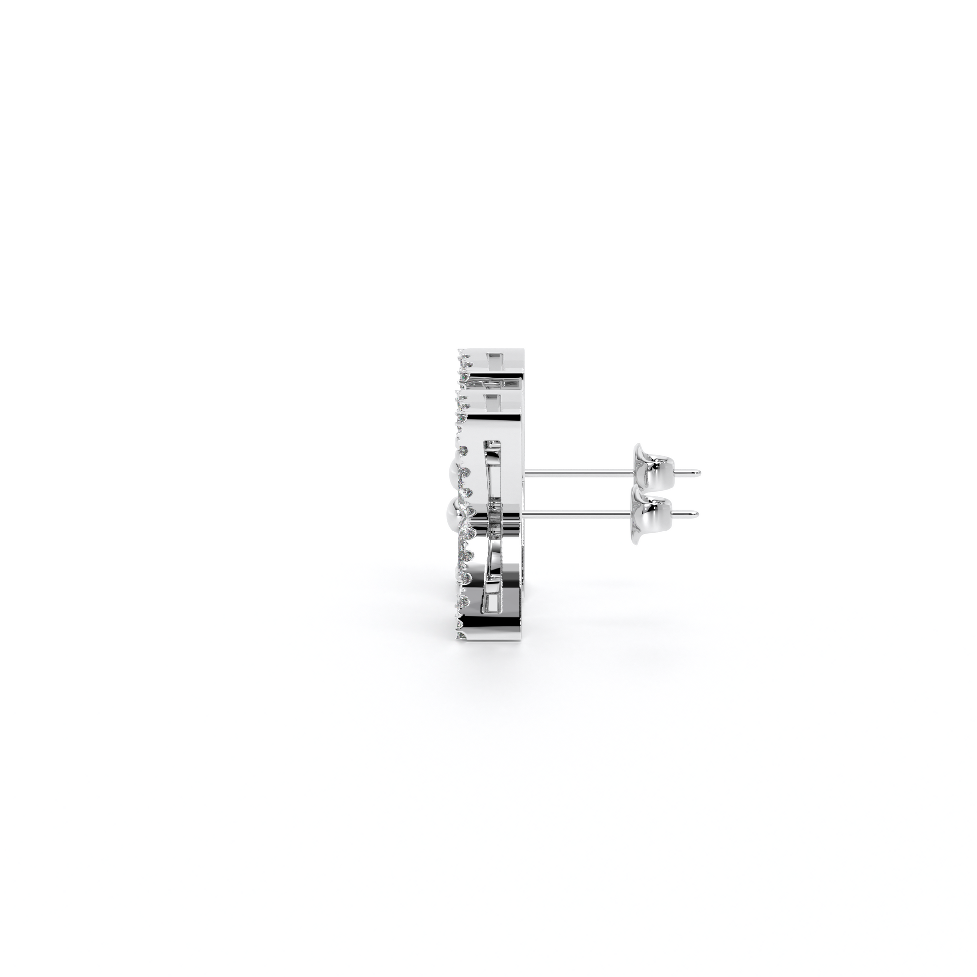 Du Fleur© Blanc Earrings - Danill Jewels