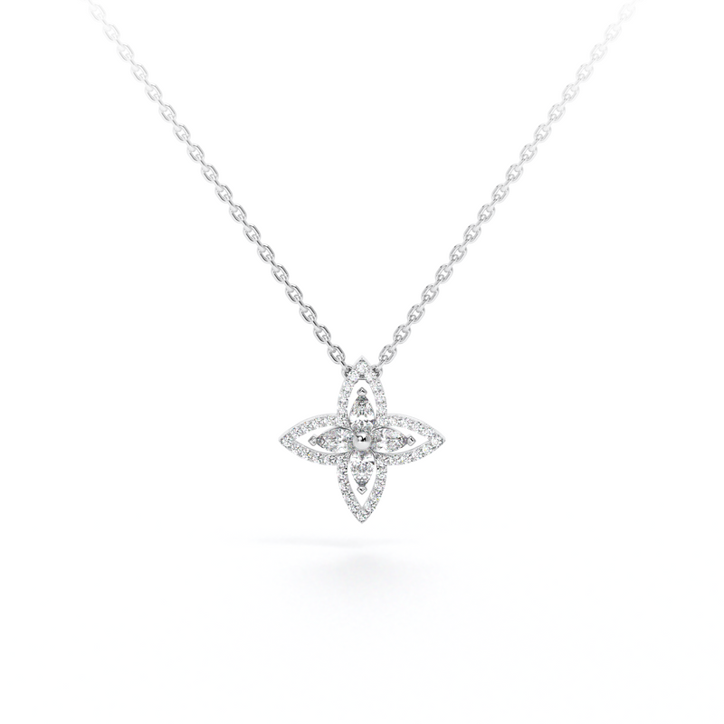 Du Fleur© Blanc Necklace - Danill Jewels