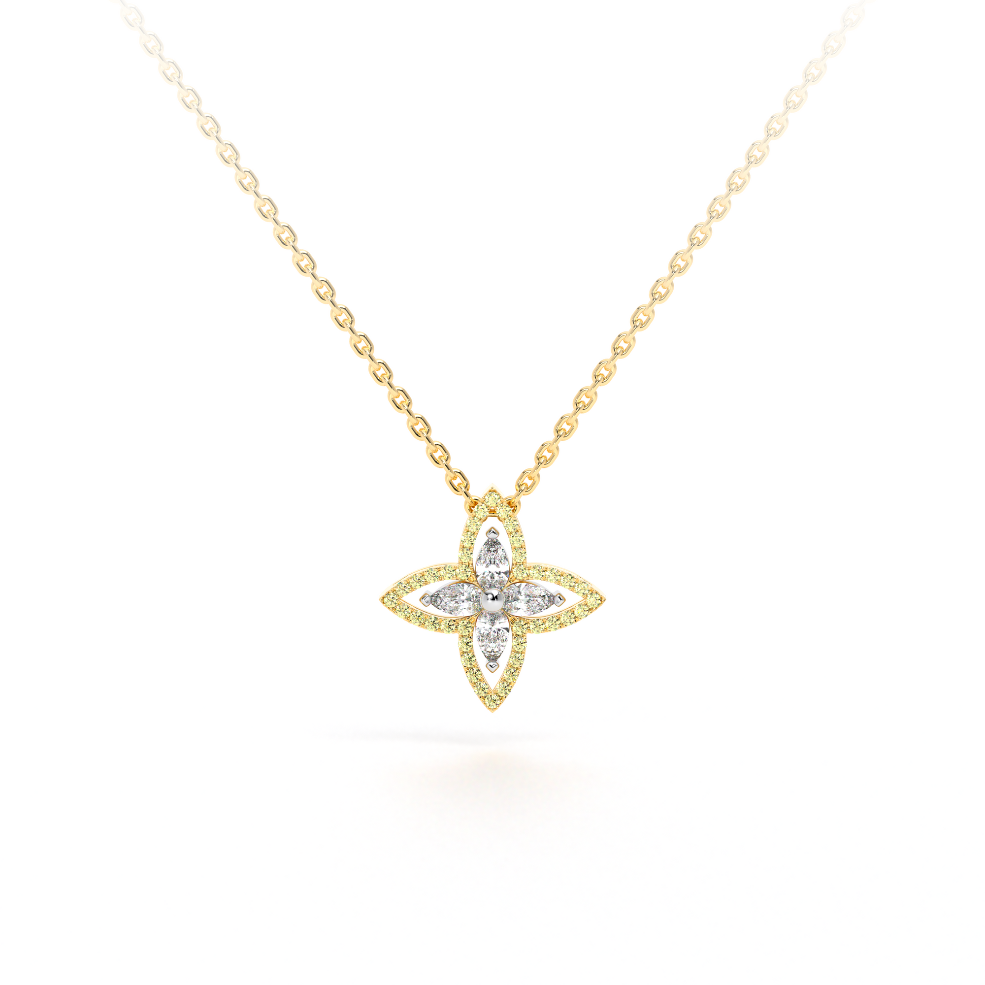 Du Fleur© Jaune Necklace - Danill Jewels