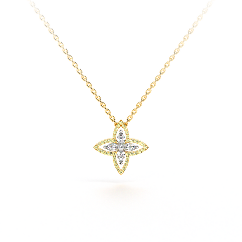 Du Fleur© Jaune Necklace - Danill Jewels