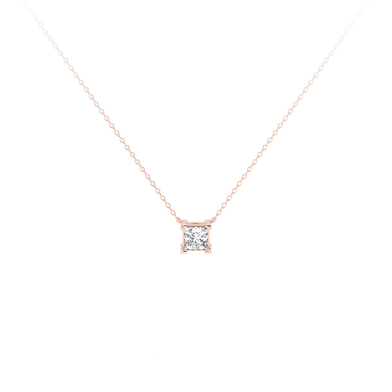 Princess Diamond Necklace Rose - Danill Jewels