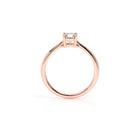 Asscher Diamond Engagement Ring Rose - Danill Jewels