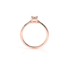 Emerald Diamond Engagement Ring Rose - Danill Jewels