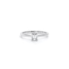 Emerald Diamond Engagement Ring White - Danill Jewels