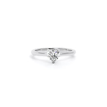 Heart Diamond Engagement Ring White - Danill Jewels