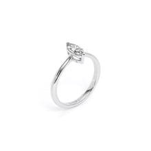 Marquis Diamond Engagement Ring White - Danill Jewels