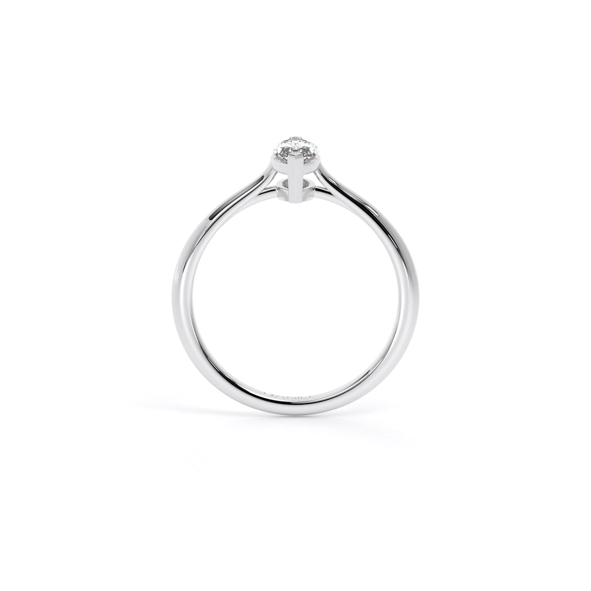 Marquis Diamond Engagement Ring White - Danill Jewels