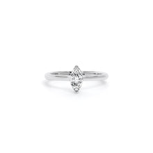 Marquis Diamond Engagement Ring White - Danill Jewels