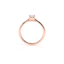 Oval Diamond Engagement Ring Rose - Danill Jewels
