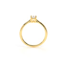 Oval Diamond Engagement Ring Yellow - Danill Jewels