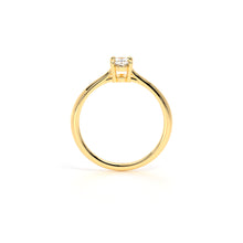 Oval Diamond Engagement Ring Yellow - Danill Jewels