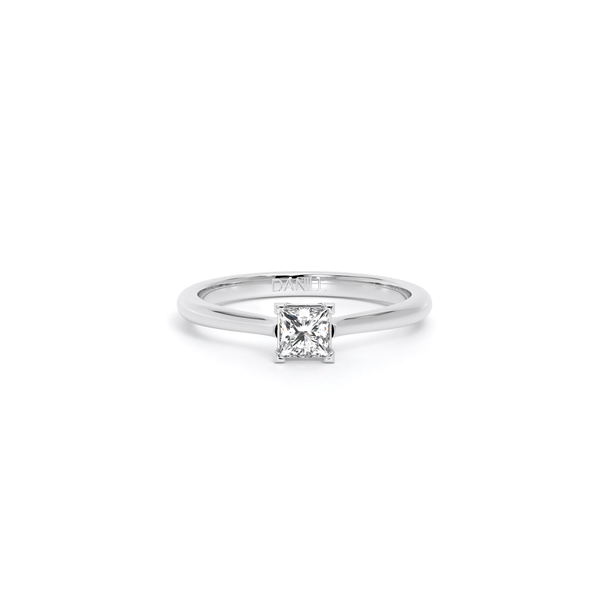 Princess Diamond Engagement Ring White - Danill Jewels