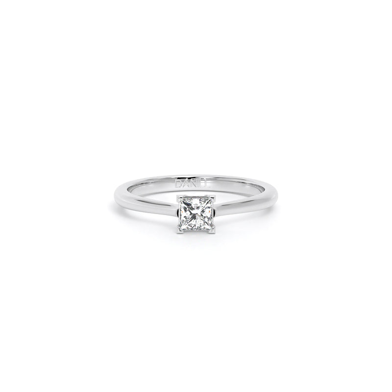 Princess Diamond Engagement Ring White - Danill Jewels