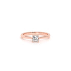 Princess Diamond Engagement Ring Rose - Danill Jewels