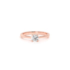 Round Diamond Engagement Ring Rose - Danill Jewels